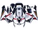 2003-2004 White Red Glossy Black DENSO Rimont Honda CBR600RR Motorcycle Fairings