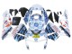 2003-2004 White Blue Red Nastro Azzurro 46 Honda CBR600RR Motorcycle Fairings