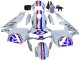 2003-2004 White Red Blue Honda CBR600RR Motorcycle Fairings