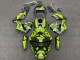 2003-2004 Yellow Matte Black Honda CBR600RR Motorcycle Fairings