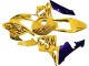 2003-2004 Yellow Black Flame Honda CBR600RR Motorcycle Fairings