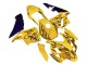 2003-2004 Yellow Black Flame Honda CBR600RR Motorcycle Fairings