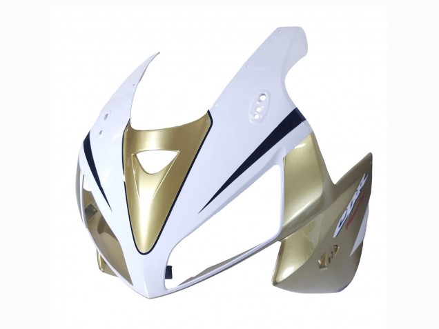 2005-2006 Gold White Black Honda CBR600RR Motorcycle Fairings