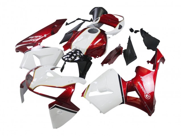 2005-2006 Red White Black Honda CBR600RR Motorcycle Fairing Kits