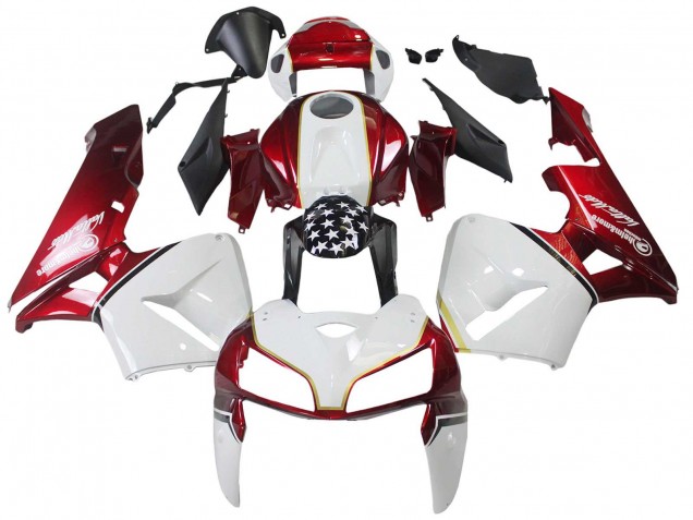 2005-2006 Red White Black Honda CBR600RR Motorcycle Fairing Kits