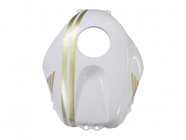 2005-2006 White Gold Honda CBR600RR Motorcycle Fairings