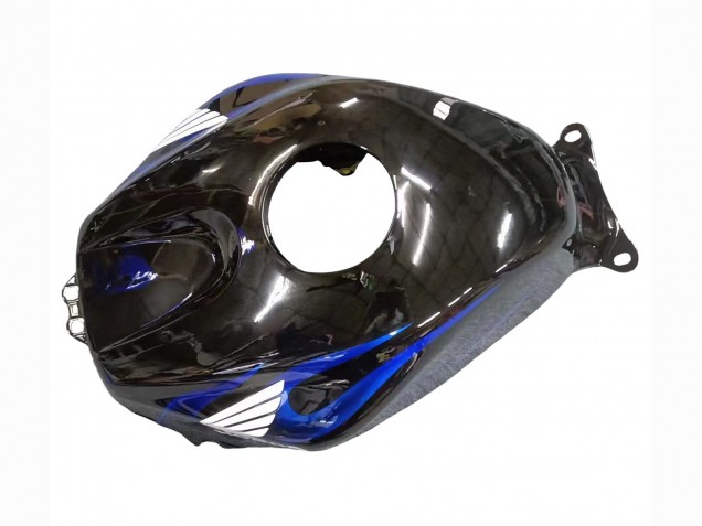 2005-2006 Glossy Black Blue Flame Honda CBR600RR Motorcycle Fairing