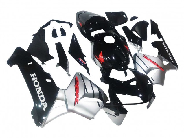2005-2006 Silver Black Honda CBR600RR Motorcycle Fairings