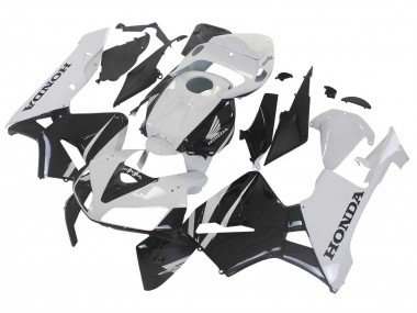 2005-2006 Black White Honda CBR600RR Motorcycle Fairings