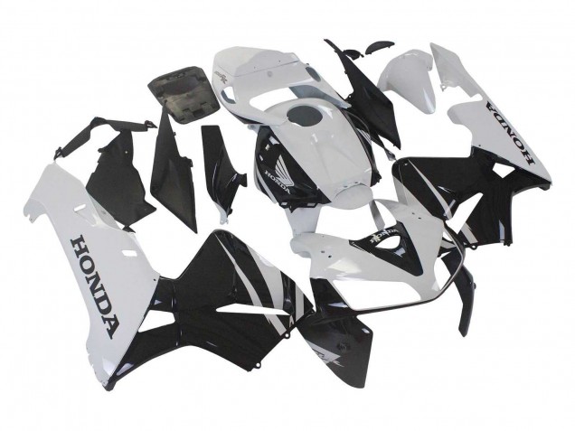 2005-2006 Black White Honda CBR600RR Motorcycle Fairings