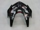 2005-2006 Glossy Black White West Honda CBR600RR Motorcycle Fairings