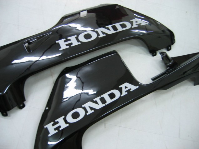 2005-2006 Glossy Black Grey Flame Honda CBR600RR Motorcycle Fairings