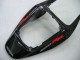 2005-2006 Glossy Black Grey Flame Honda CBR600RR Motorcycle Fairings