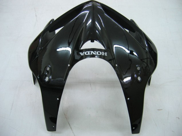 2005-2006 Glossy Black Grey Flame Honda CBR600RR Motorcycle Fairings