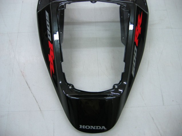 2005-2006 Glossy Black Grey Flame Honda CBR600RR Motorcycle Fairings