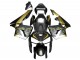 2005-2006 Black Gold Carbon Fiber Honda CBR600RR Motorcycle Fairings