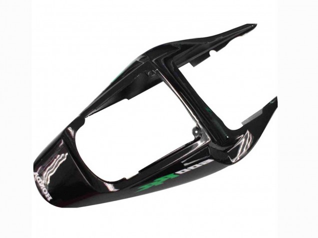2005-2006 Glossy Black Green Flame Honda CBR600RR Motorcycle Fairings