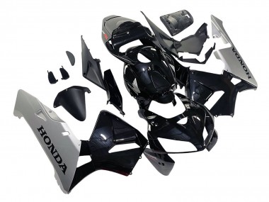 2005-2006 Black Silver Honda CBR600RR Motorcycle Fairing