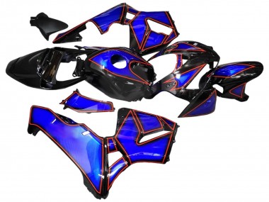 2005-2006 Blue Black with Red Line Honda CBR600RR Motorcycle Fairings
