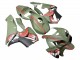 2005-2006 Green Red Shark Honda CBR600RR Motorcycle Fairings
