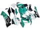 2005-2006 Light Green White Glossy Black JoeRocket Honda CBR600RR Motorcycle Fairings