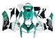 2005-2006 Light Green White Glossy Black JoeRocket Honda CBR600RR Motorcycle Fairings