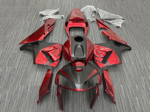 2005-2006 Red Black Honda CBR600RR Motorcycle Fairings