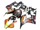 2007-2008 Matte Black Orange Red Rossi Repsol 46 Honda CBR600RR Motorcycle Fairings