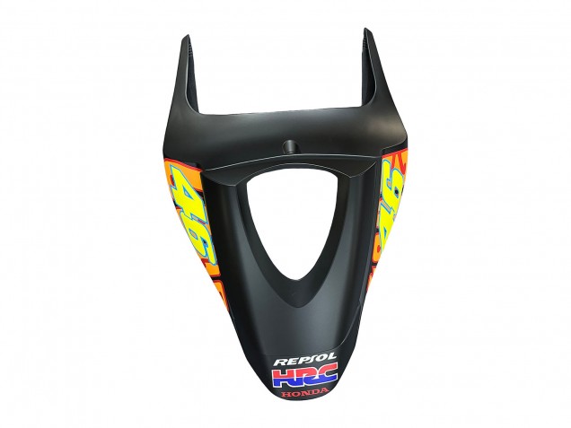 2007-2008 Matte Black Orange Red Rossi Repsol 46 Honda CBR600RR Motorcycle Fairings