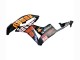 2007-2008 Matte Black Orange Red Rossi Repsol 46 Honda CBR600RR Motorcycle Fairings