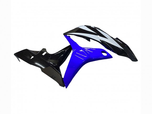 2007-2008 White Blue Glossy Black Honda CBR600RR Motorcycle Fairing
