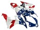 2007-2008 White Blue Red Star Honda CBR600RR Motorcycle Fairings
