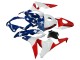 2007-2008 White Blue Red Star Honda CBR600RR Motorcycle Fairings
