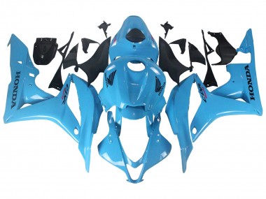 2007-2008 Light Blue Racing Honda CBR600RR Motorcycle Fairings
