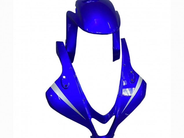 2007-2008 Silver Blue Glossy Black Racing Honda CBR600RR Motorcycle Fairings