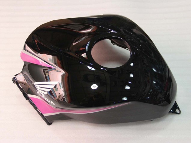 2007-2008 Pink Glossy Black Racing Honda CBR600RR Motorcycle Fairings