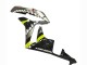 2007-2008 Grey Fluorescent Yellow Shark Honda CBR600RR Motorcycle Fairings