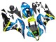 2007-2008 Green Yellow Glossy Black Shark 46 Honda CBR600RR Motorcycle Fairings