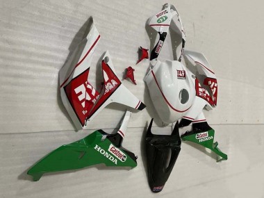 2007-2008 White Green Red Castrol Honda CBR600RR Motorcycle Fairings