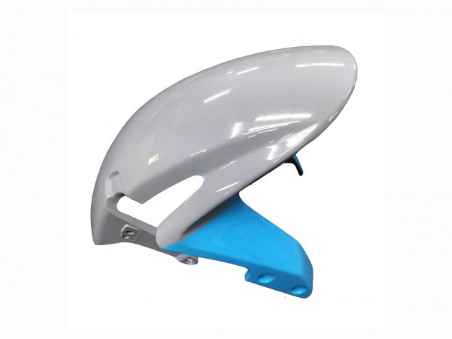 2007-2008 Glossy Grey Light Blue Honda CBR600RR Motorcycle Fairings