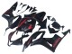 2007-2008 Matte Black Red Honda CBR600RR Motorcycle Fairings