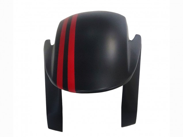2007-2008 Matte Black Red Honda CBR600RR Motorcycle Fairings