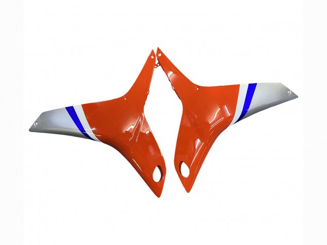 2007-2008 Silver Blue Red HRC Honda CBR600RR Motorcycle Fairings