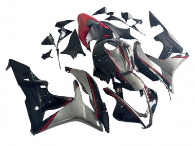 2007-2008 Silver Red Glossy Black Honda CBR600RR Motorcycle Fairings