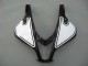 2007-2008 White Black Racing Honda CBR600RR Motorcycle Fairings