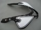 2007-2008 White Black Racing Honda CBR600RR Motorcycle Fairings