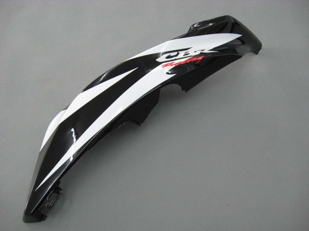 2007-2008 White Black Racing Honda CBR600RR Motorcycle Fairings