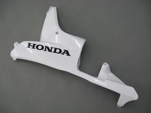 2007-2008 White Black Racing Honda CBR600RR Motorcycle Fairings