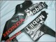 2007-2008 Glossy Black White West Honda CBR600RR Motorcycle Fairings
