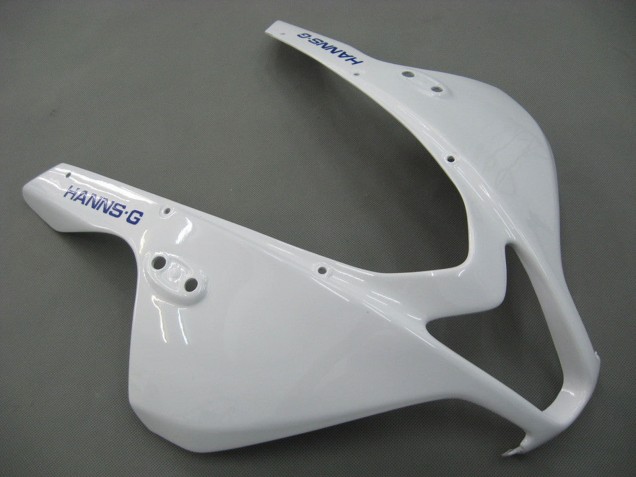 2007-2008 White Green Yellow Glossy Black Hannspree Honda CBR600RR Motorcycle Fairings